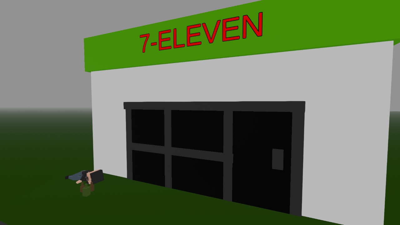 beat up homeless outside 7-eleven