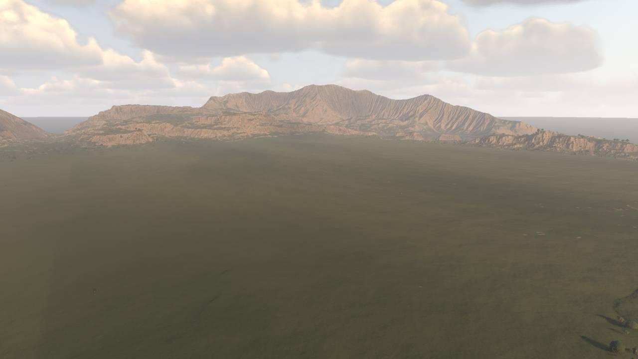 Blank Scrubland Map