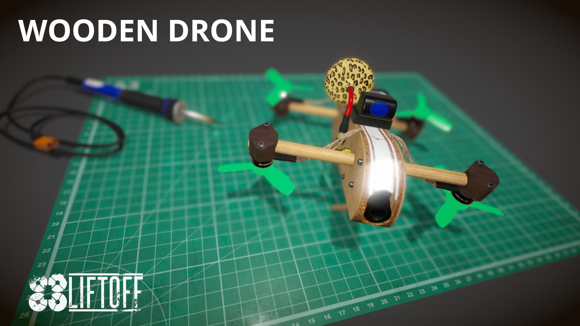 WOODEN DRONE