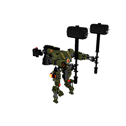#Scifi2025 Jump-Jet Battle Mech (IMPROVED VERSION)