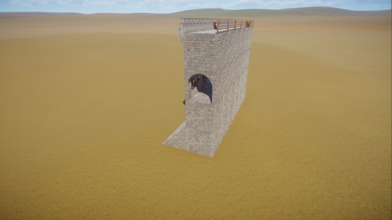 Castle Wall (Tall) No.2