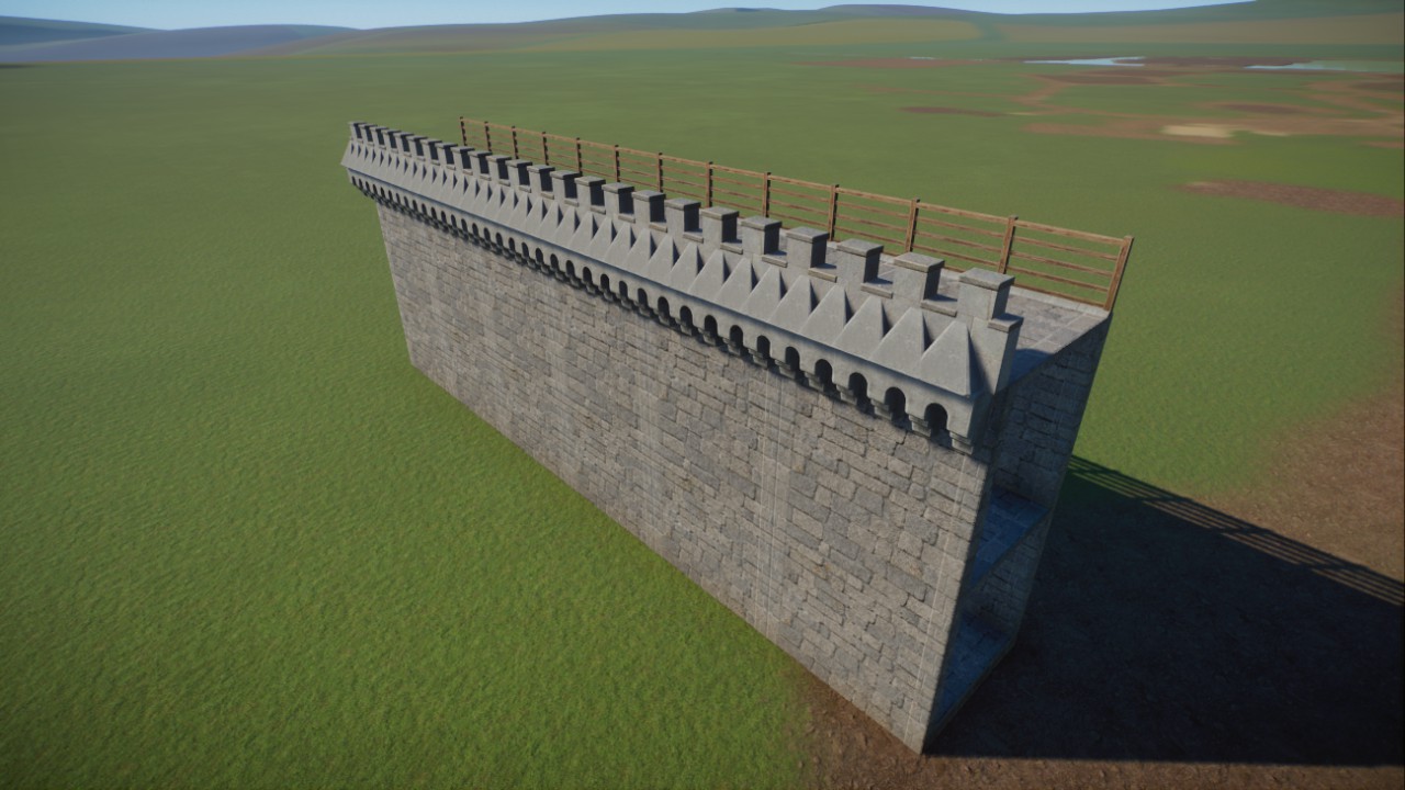 Medieval Castle Walls (Short) No.2
