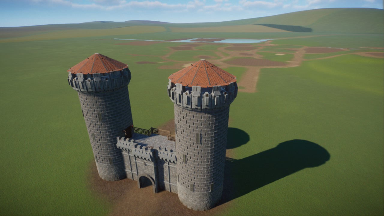Medieval City Gate (Short) No.1