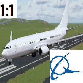 1:1 Boeing 737