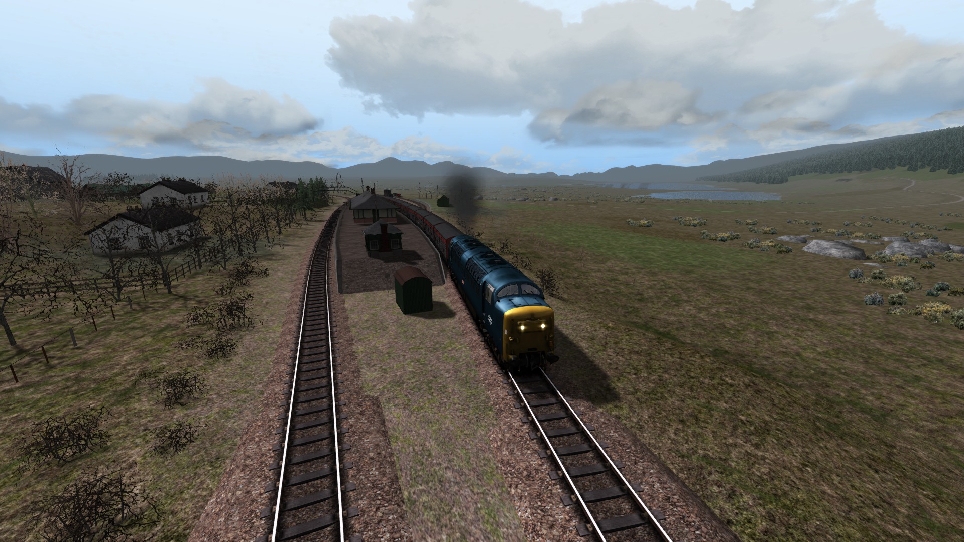 158 UK railway tour West Highlands (South) Line Fort William Part 5 Rannoch to Tulloch