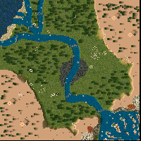 The mouth of the river