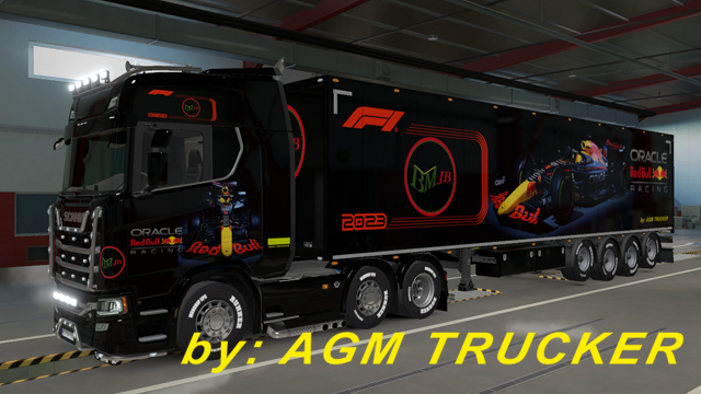 SKIN TRUCK SCANIA S E REBOQUE (CANAL BMJB) - CANAL AGM TRUCKER