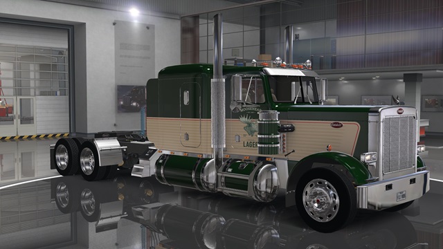 Updated Moosehead Lager skin for the FLX Peterbilt 359. All Cabs