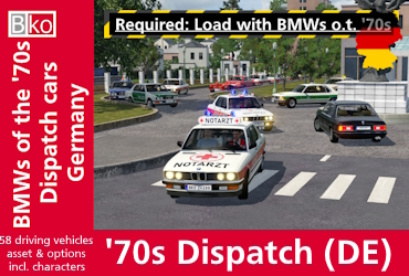 German '70s dispatch cars