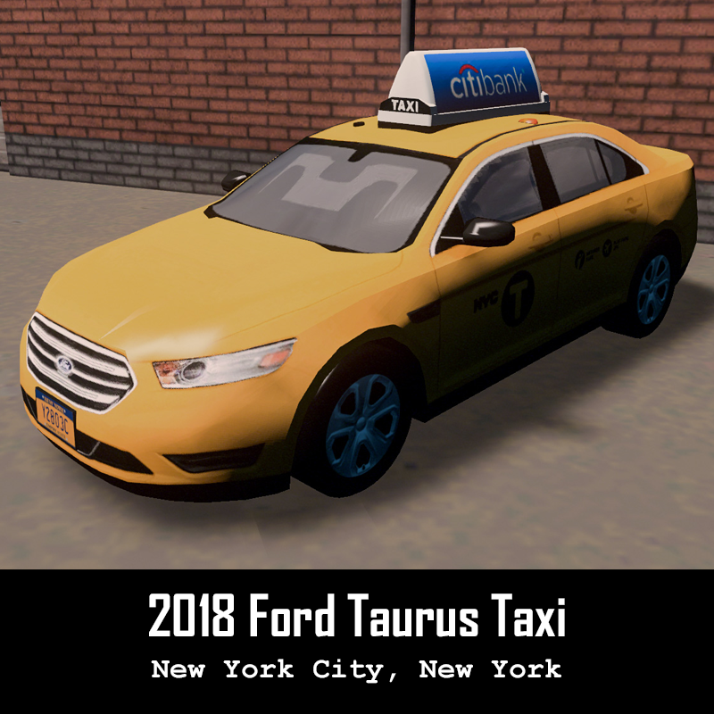 NYC Taxi - 2018 Ford Taurus (Ad Version)