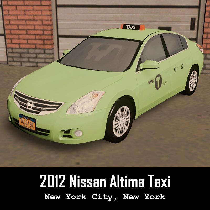 NYC Boro Taxi - 2012 Nissan Altima