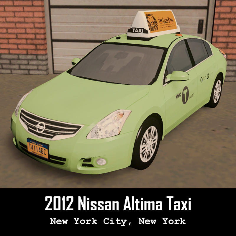 NYC Boro Taxi - 2012 Nissan Altima (Ad Version)