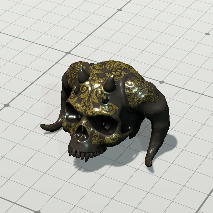 Skull, Dragonborne (Ornamental)