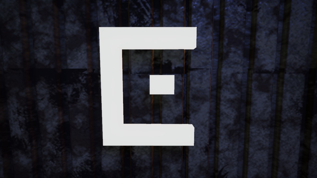 Horizon Font Letter E 1m Lit Flexicolor