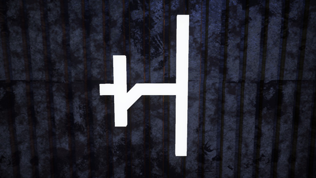 Horizon Font Letter H 1m Lit Flexicolor