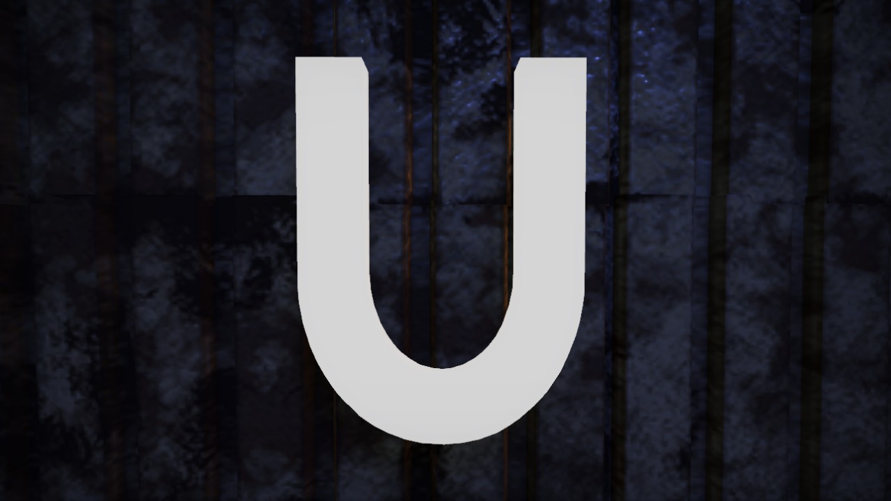 Horizon Font Letter U 1m Lit Flexicolor