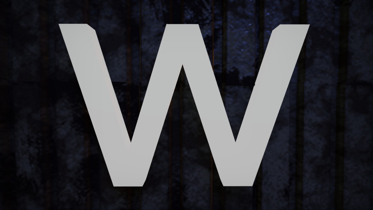 Horizon Font Letter W 1m Lit Flexicolor