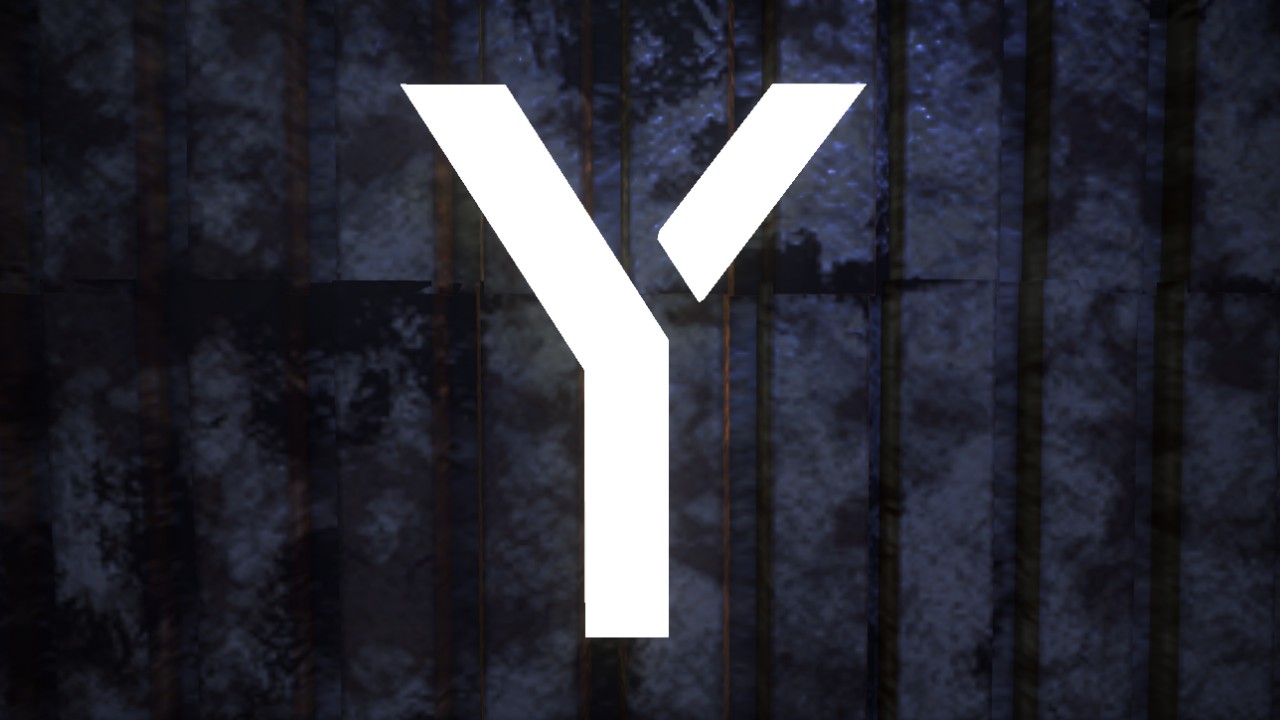 Horizon Font Letter Y 1m Lit Flexicolor