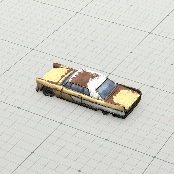 rusty car