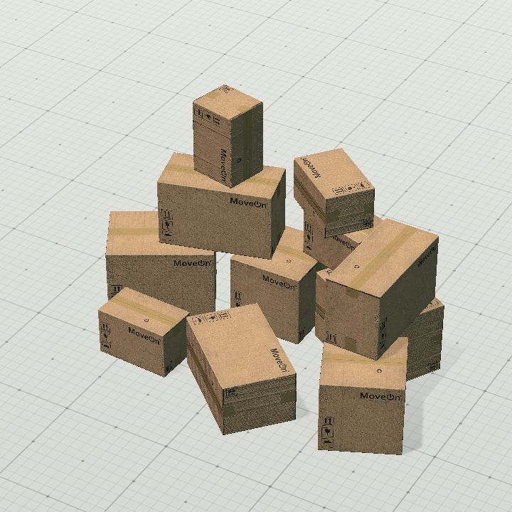 Cardboard boxes