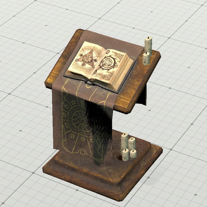 wizard book stand