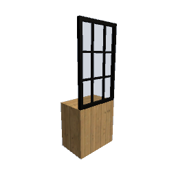 Windowseat - All Beach Wood Black 75