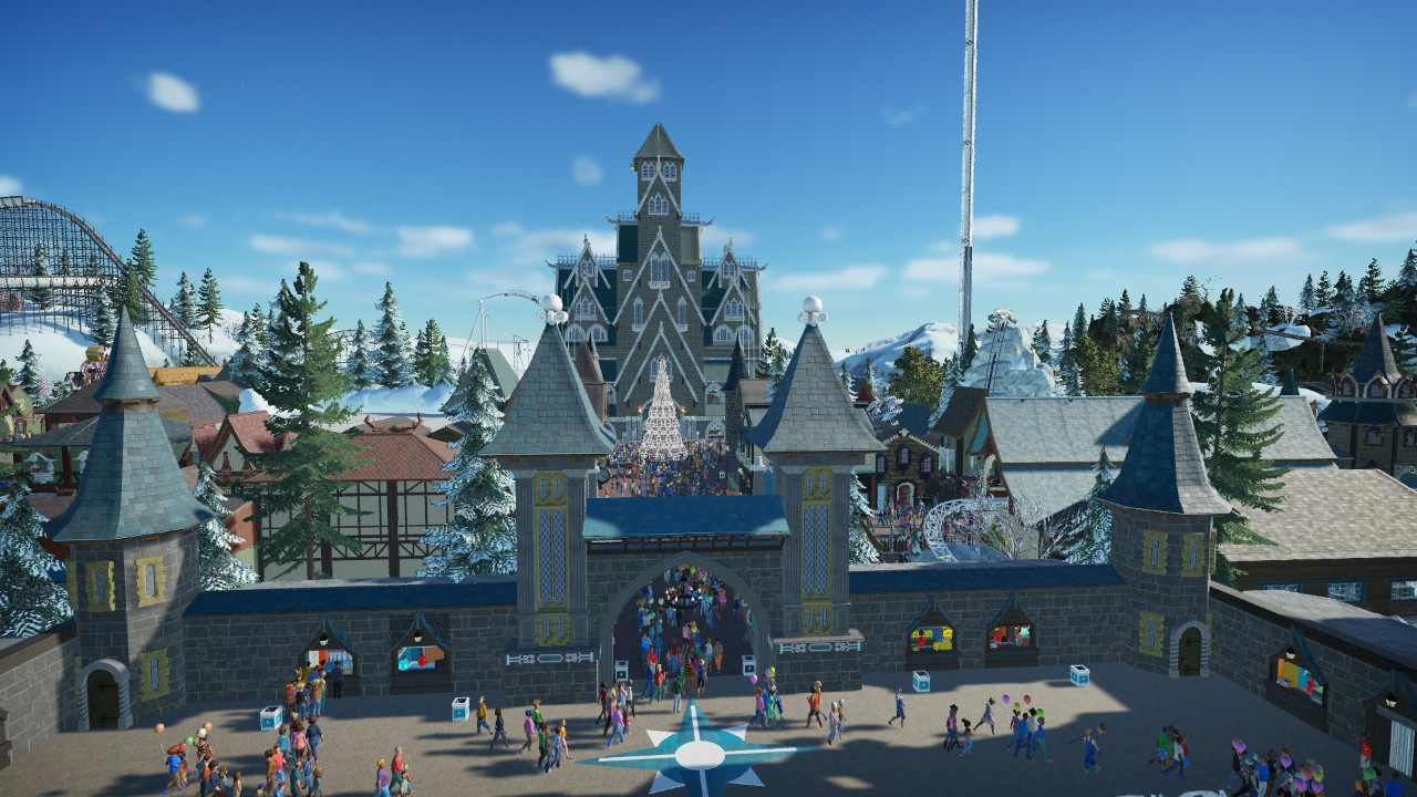 snow village
