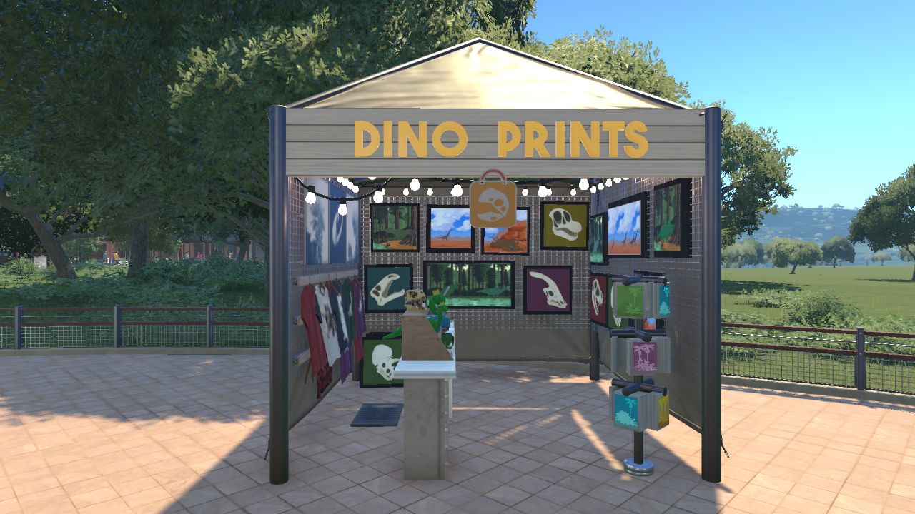 "Dino Prints" Art Tent