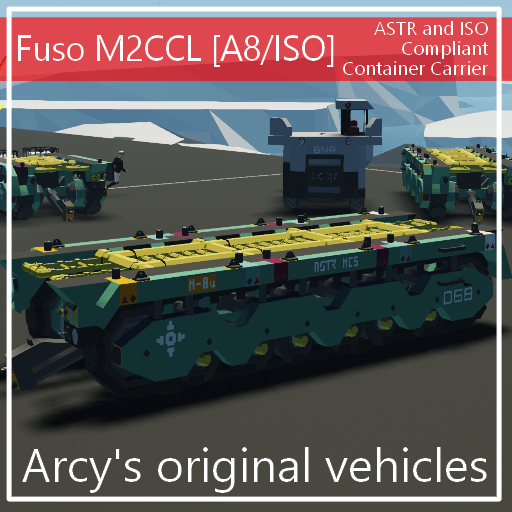 Fuso M2CCL [A8 ISO] ASTR MCS and ISO Compliant Container Carrier Large
