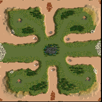 4 Players PVP map