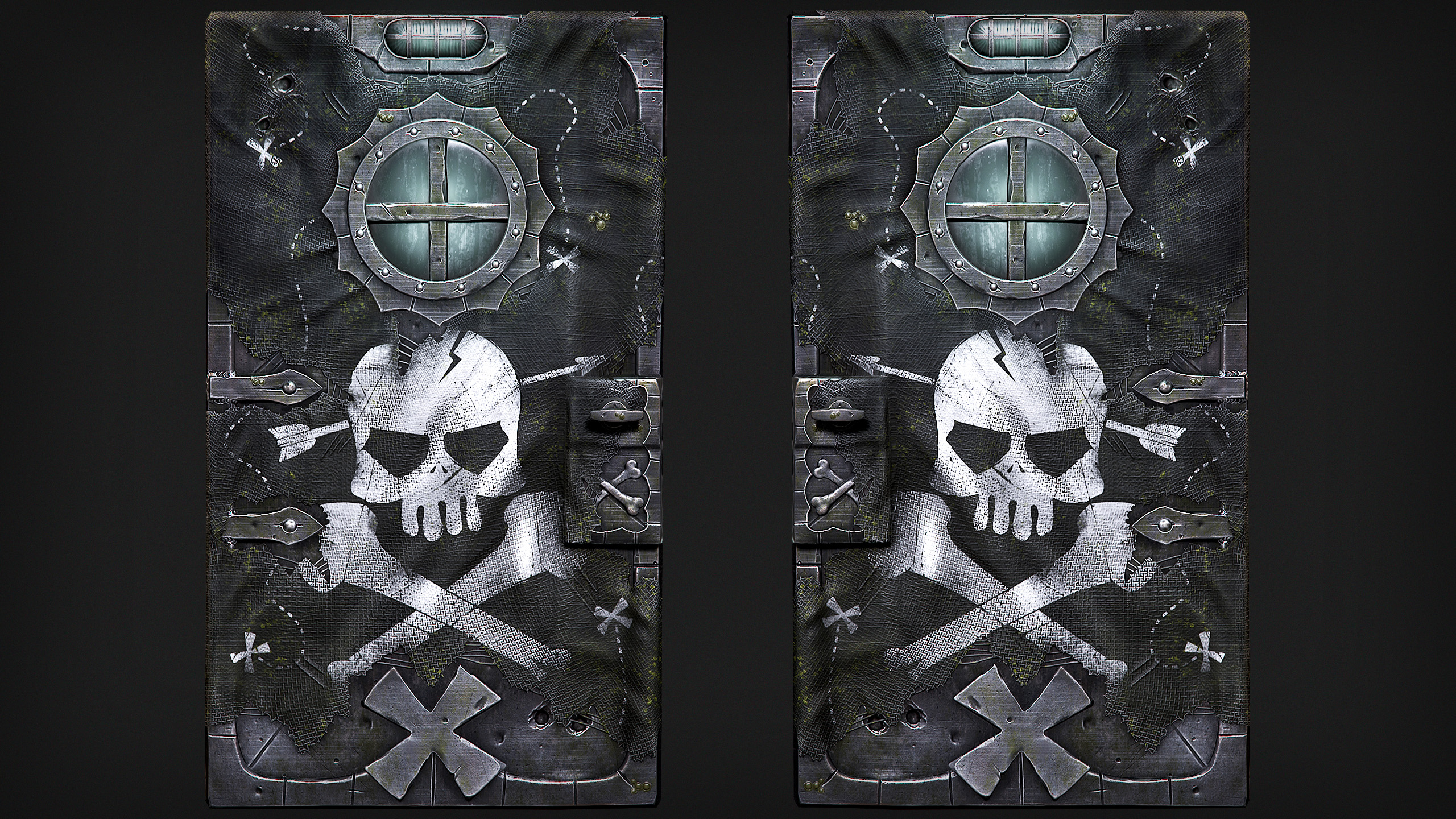 Pirate Sheet Metal Door