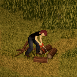 Saw Logs Faster – Project Zomboid Mod