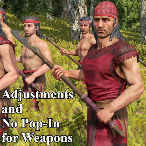 Adjustments and No Pop-In for Weapons