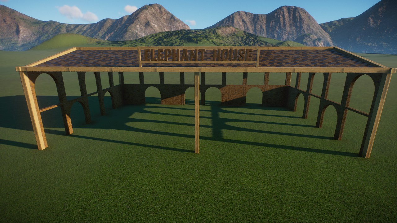 Critter Country Huge Elephant House