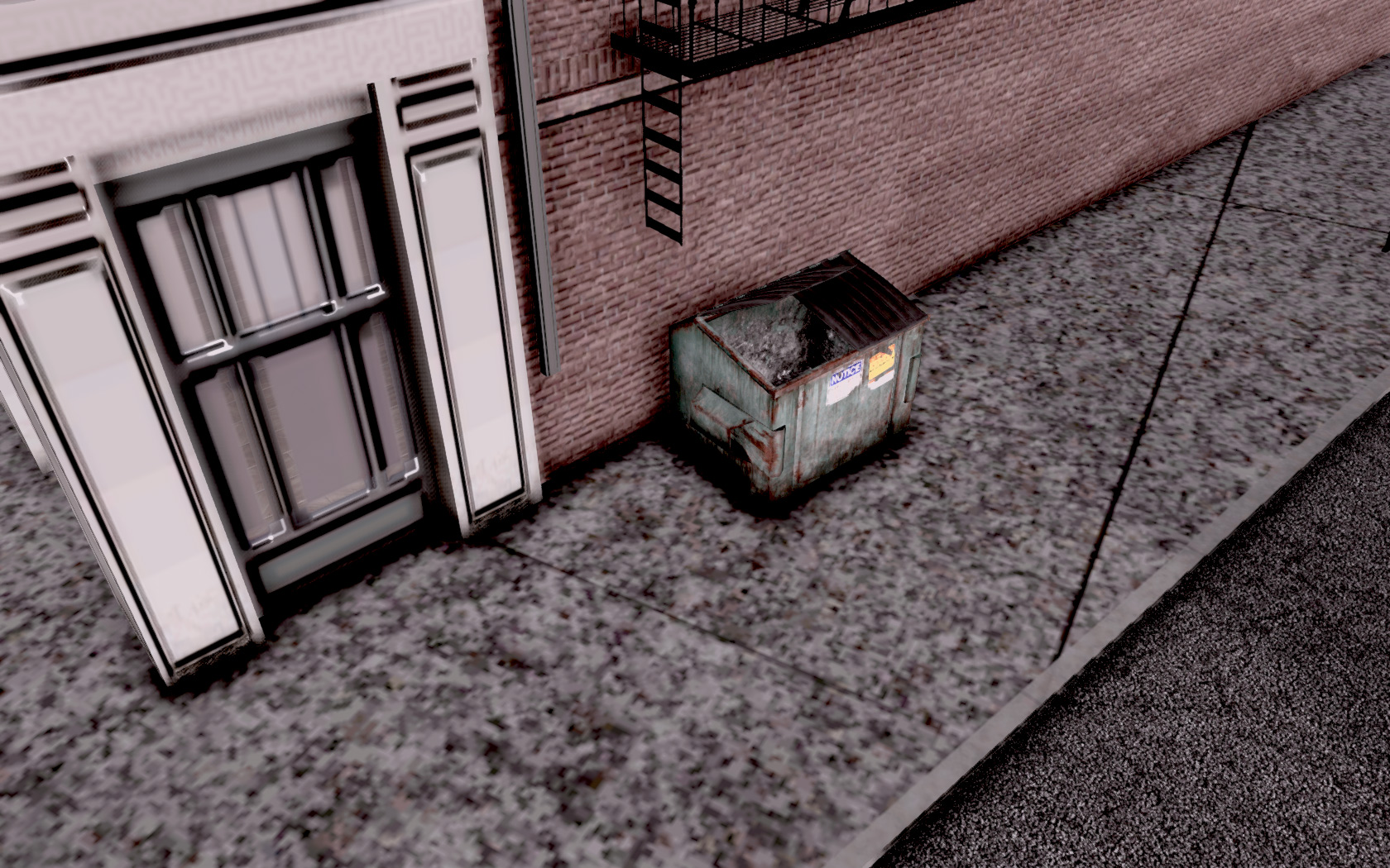 Dumpster open