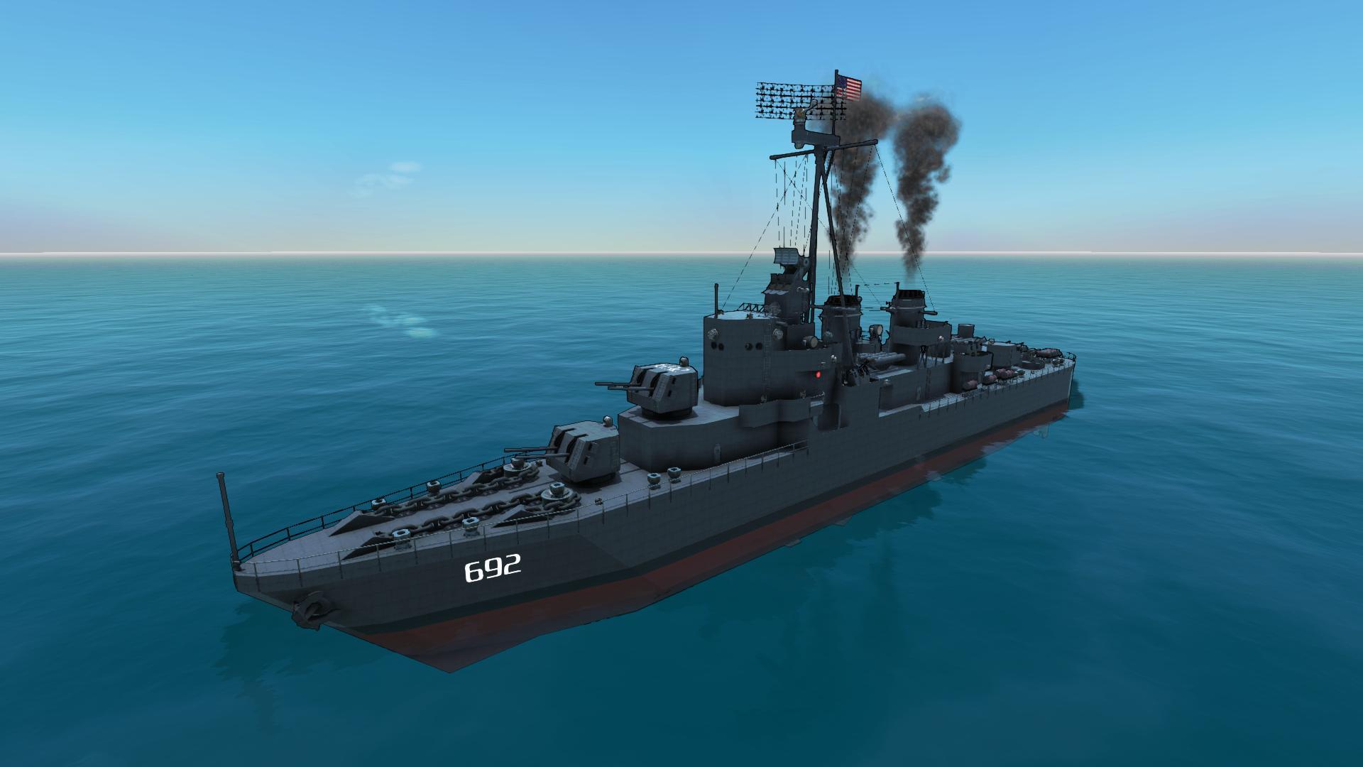 DD-692 Allen M Sumner Destroyer
