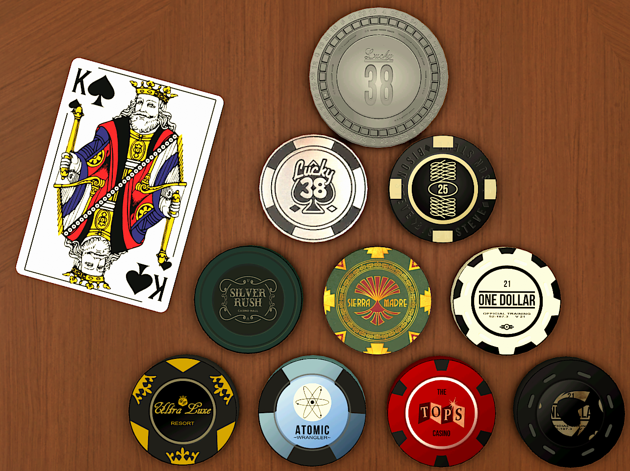 Fallout New Vegas Casino Chips (High Resolution)