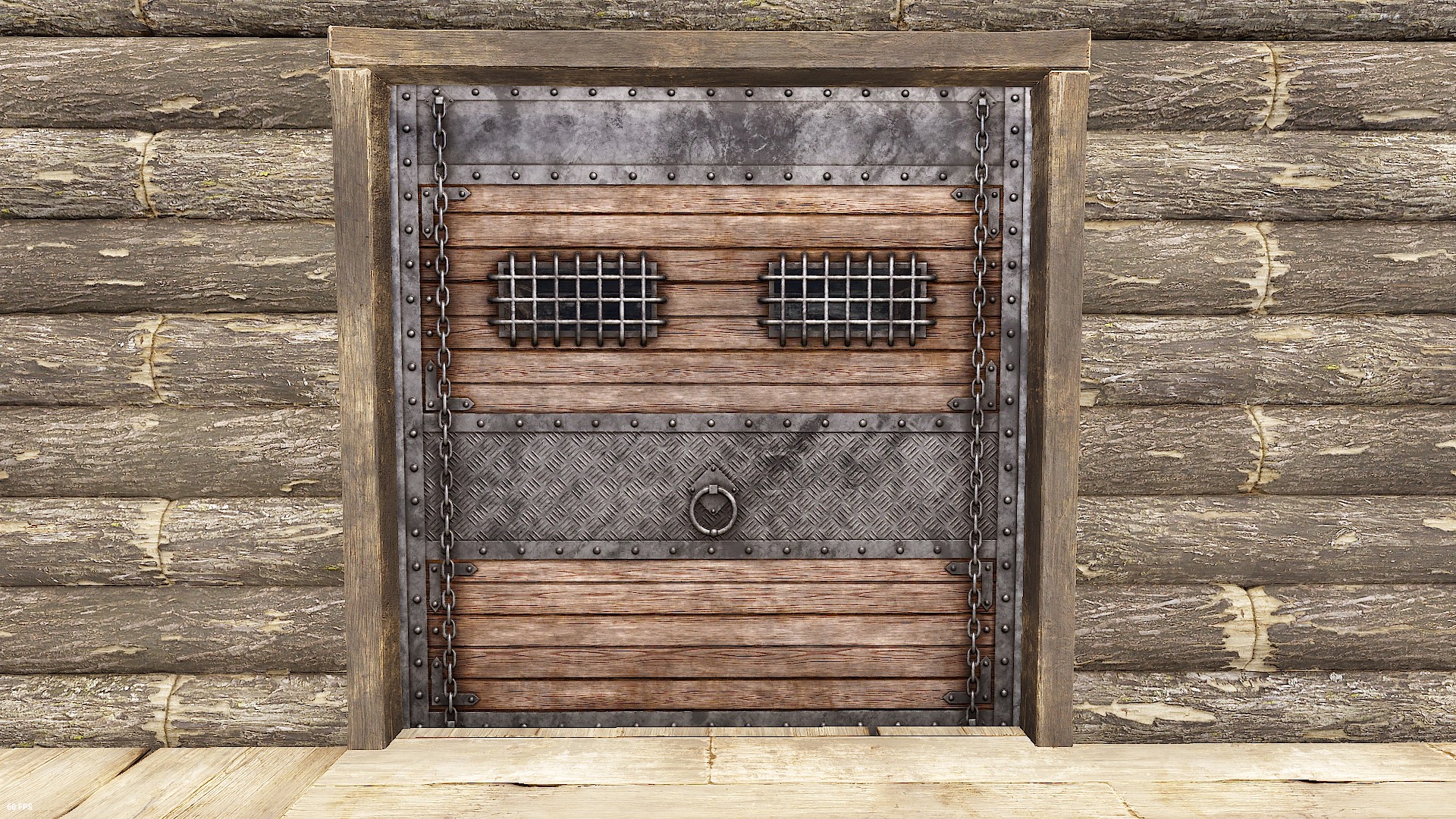 Frontier Rustic Garage Door