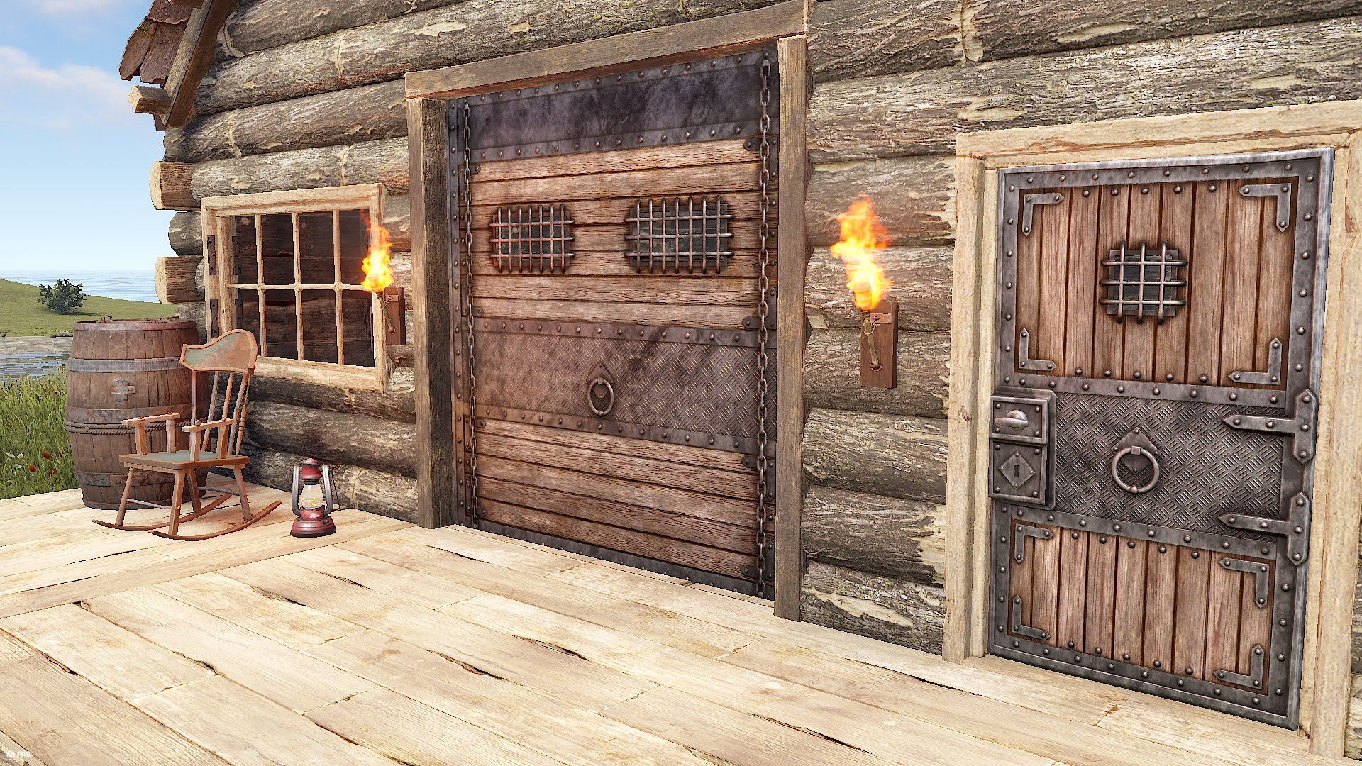Frontier Rustic Garage Door