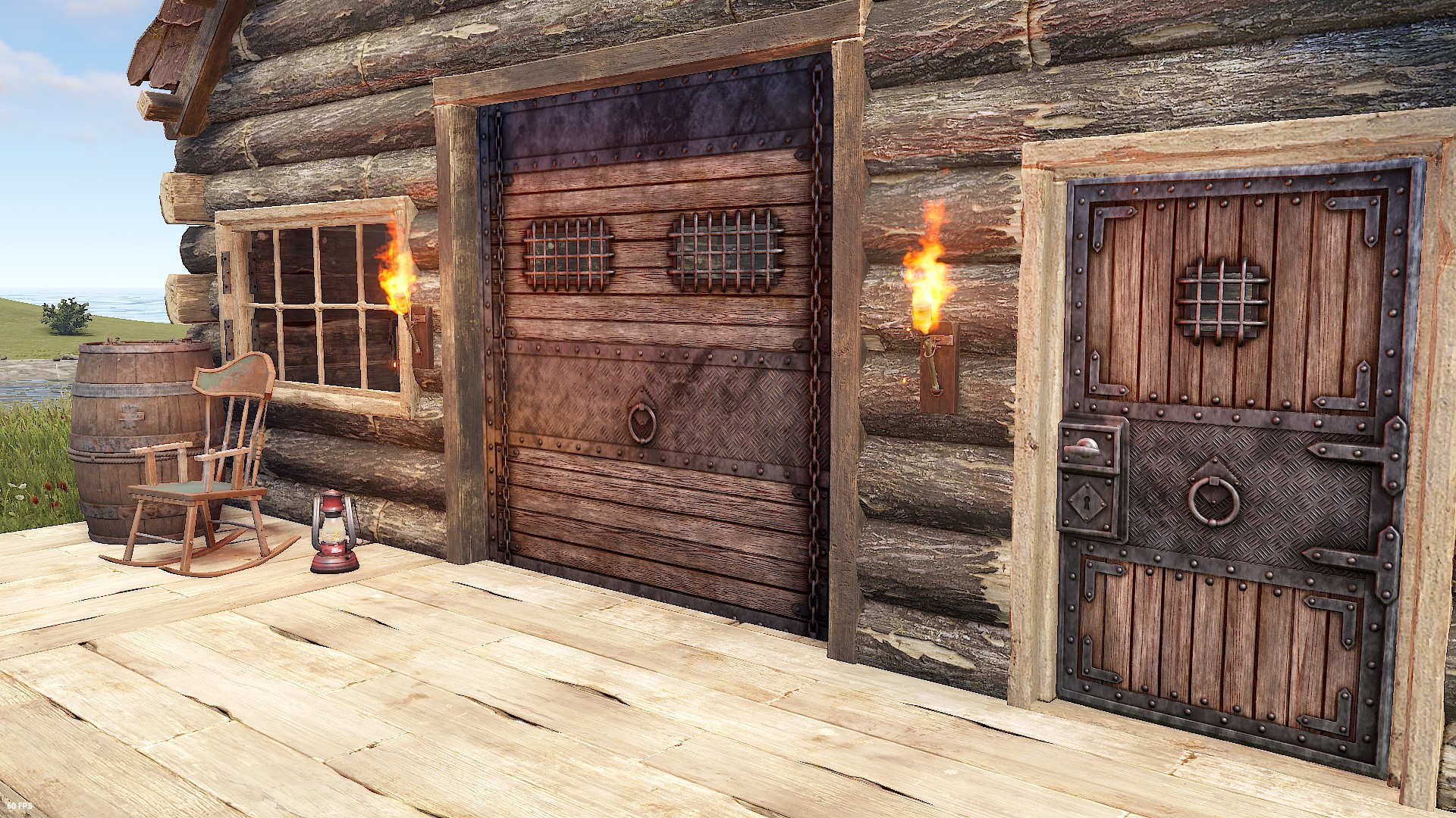 Frontier Rustic Garage Door