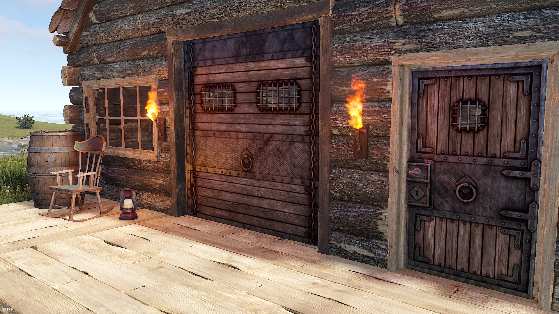 Frontier Rustic Garage Door