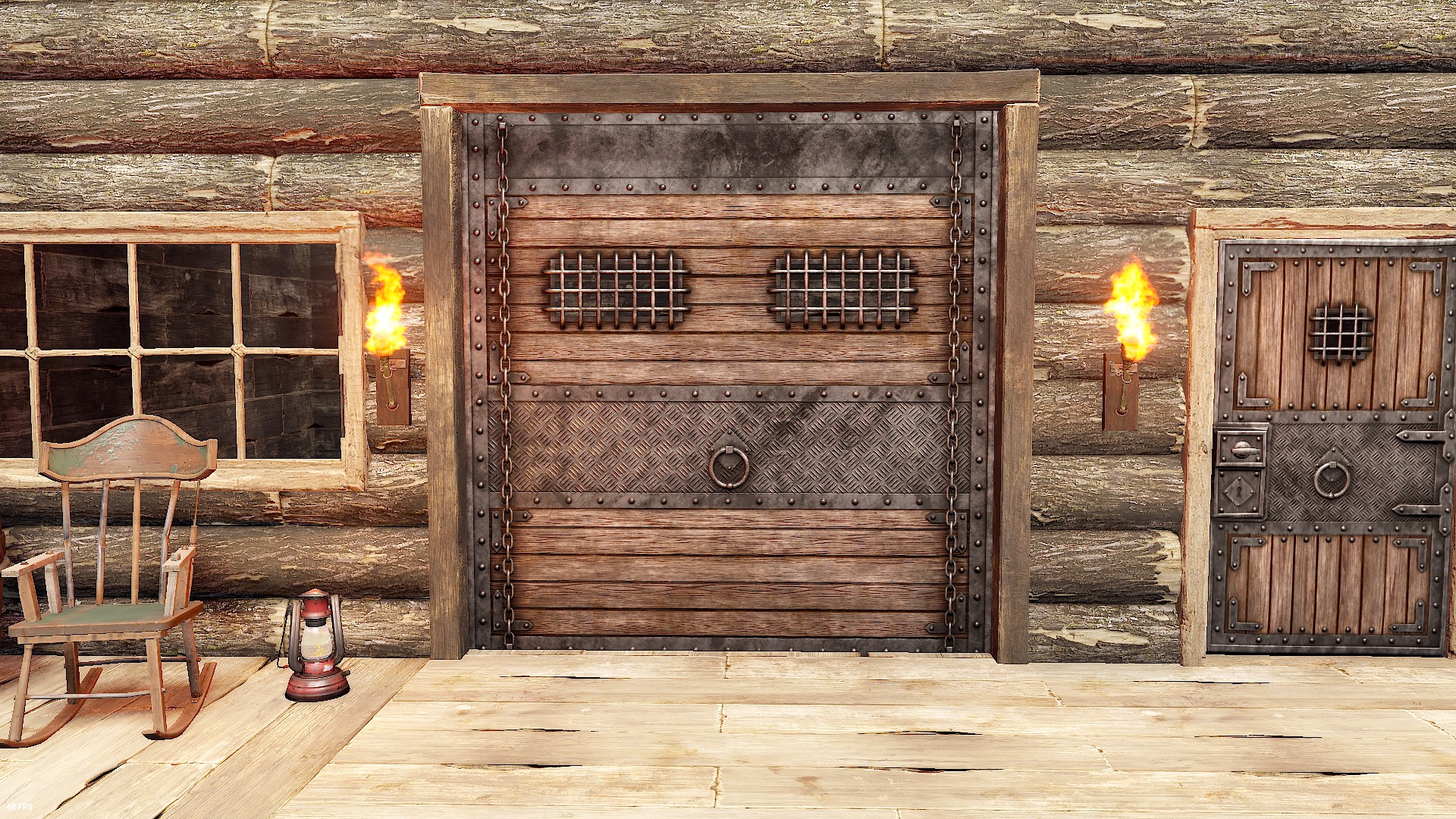 Frontier Rustic Garage Door