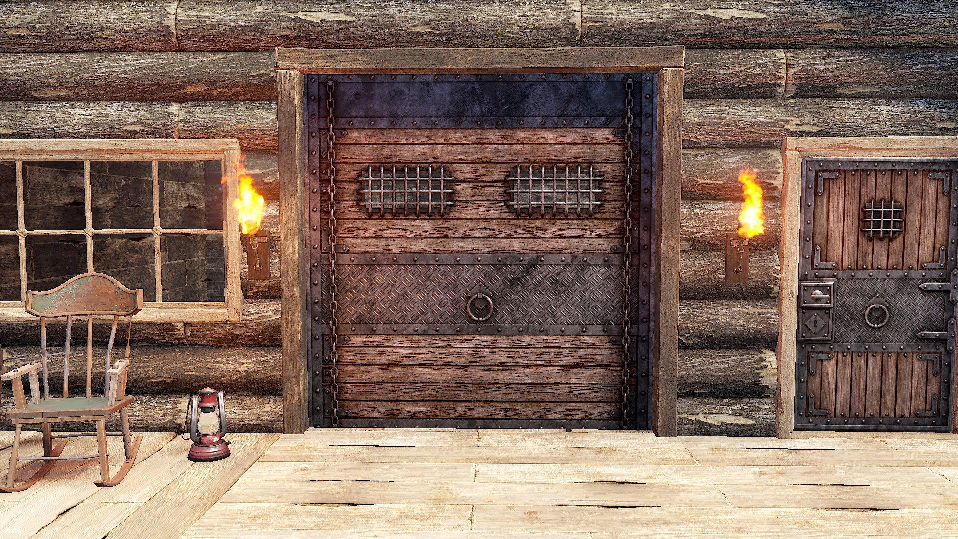 Frontier Rustic Garage Door