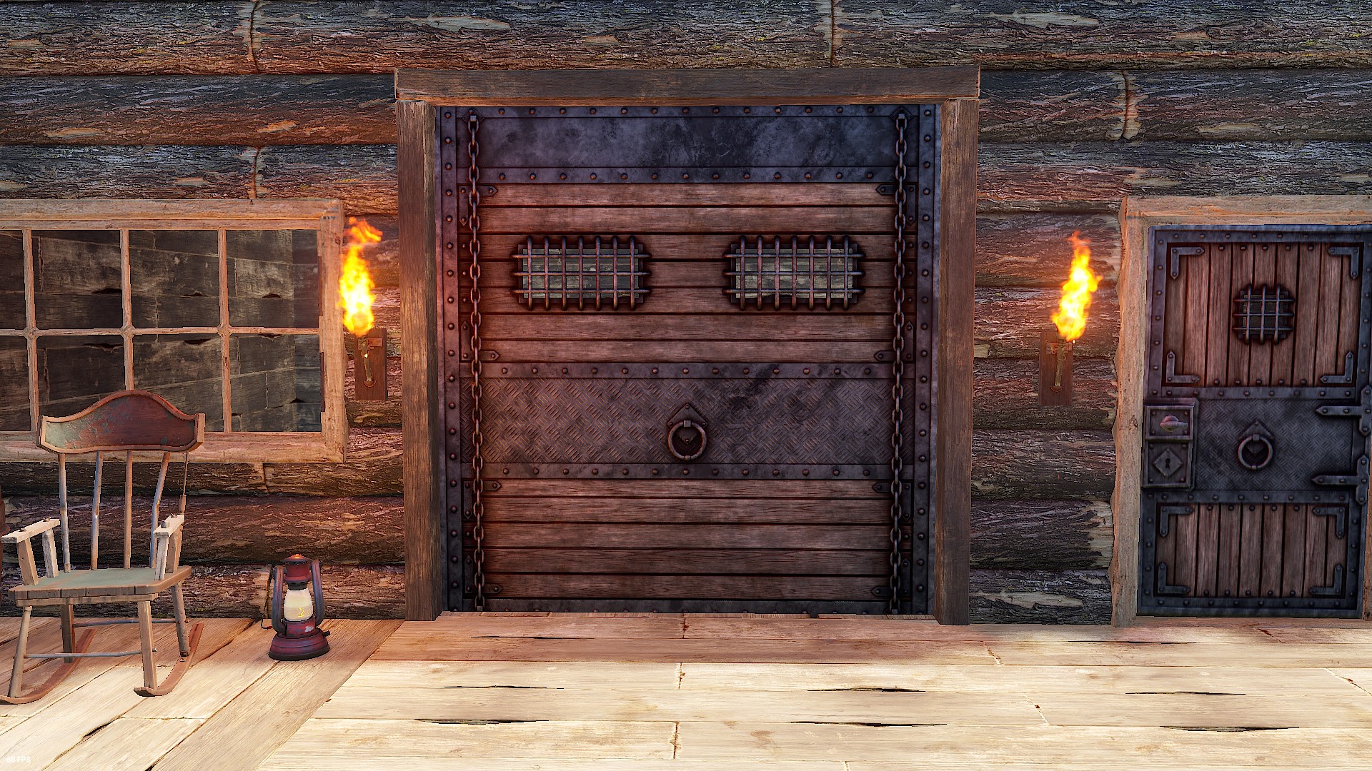Frontier Rustic Garage Door