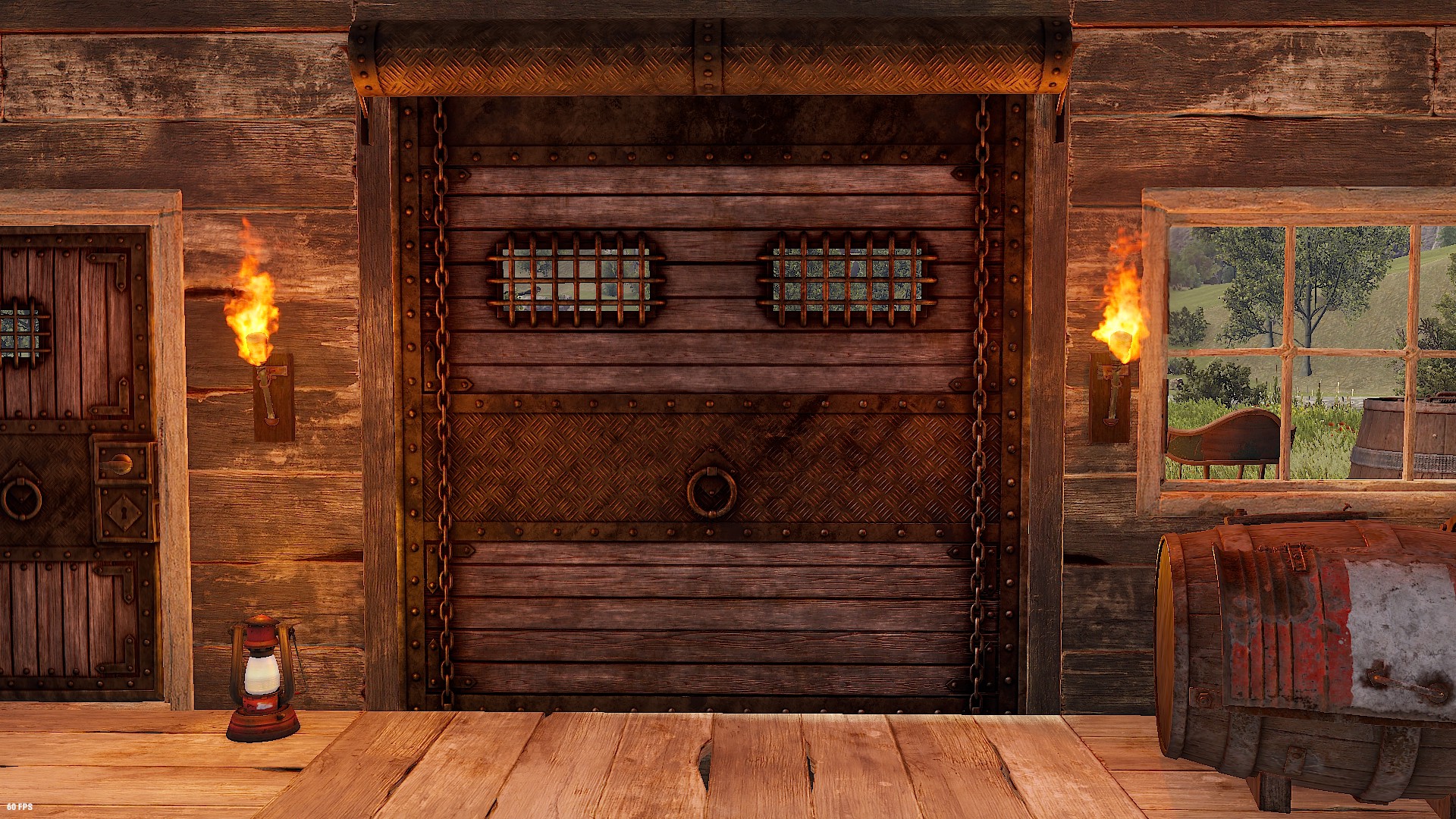 Frontier Rustic Garage Door