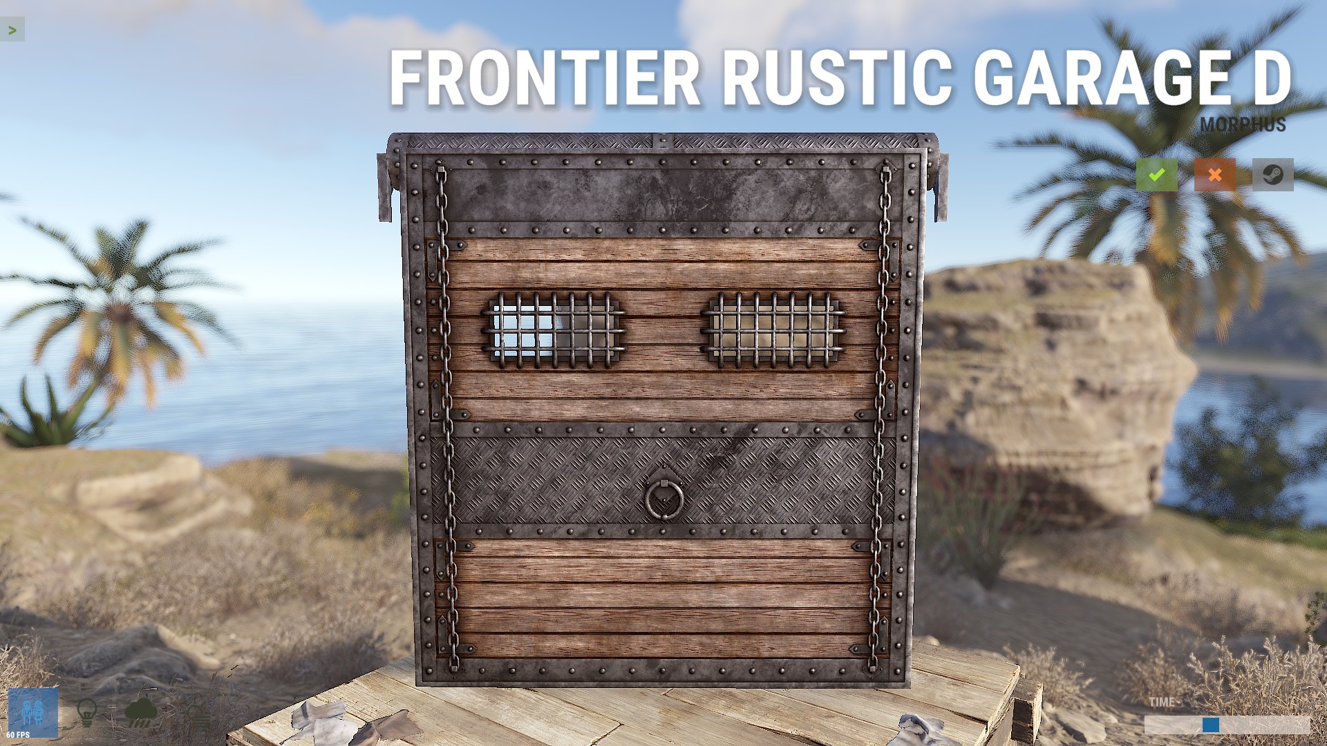 Frontier Rustic Garage Door
