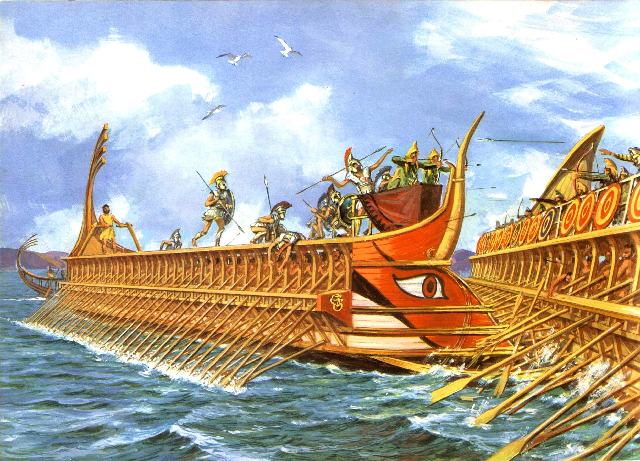 Ancient Naval Pieces