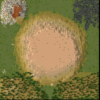 Hill in the steppe