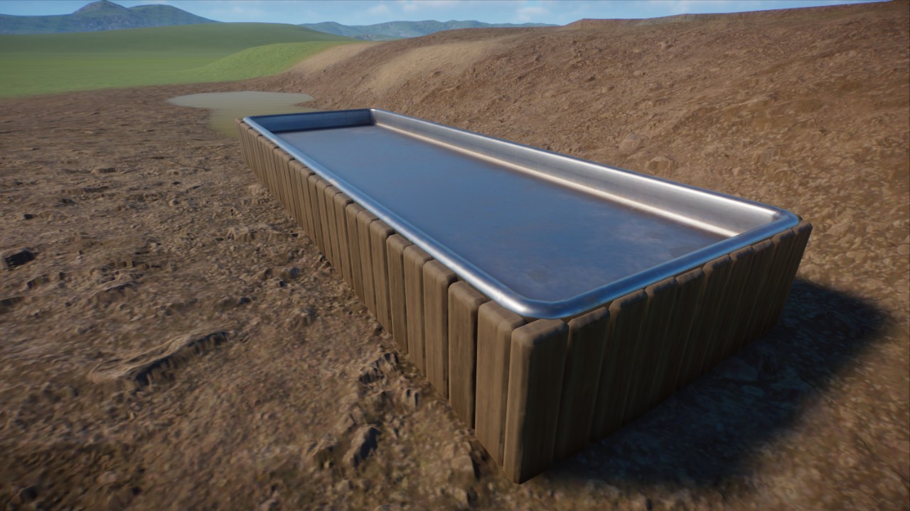 Wooden Water Trough by ZSHplays