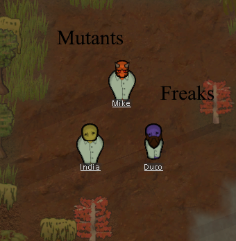 Mutant Xenotype mod preview for RimWorld